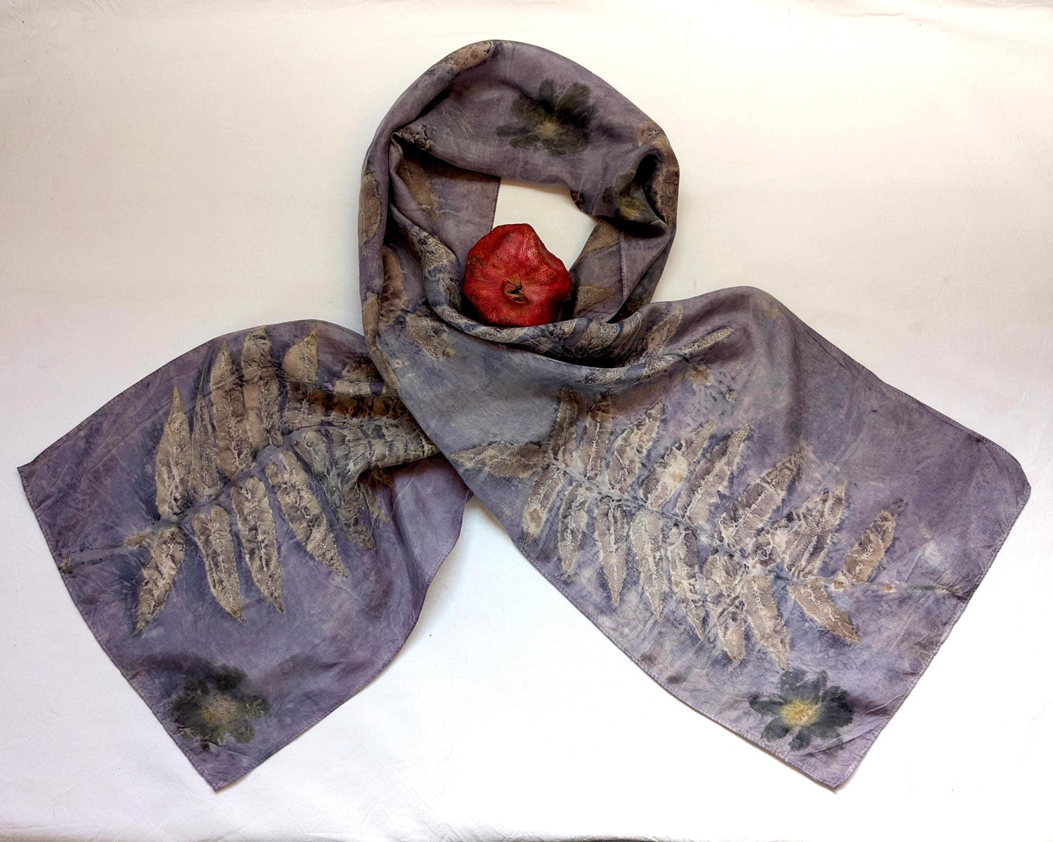 Rectangular silk scarves