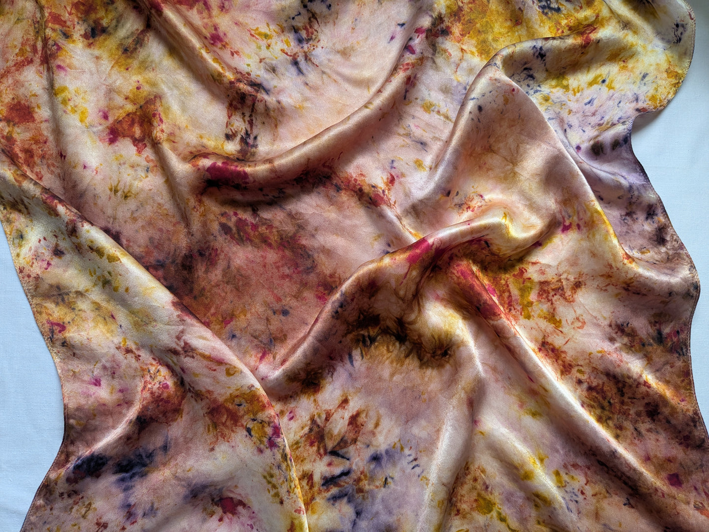 Galaxy patter natural silk scarf