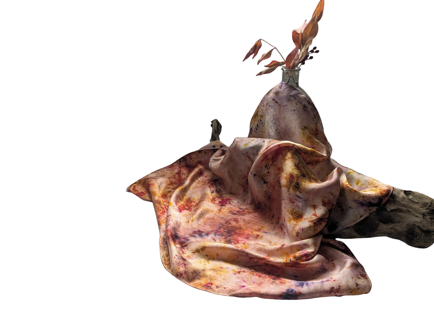 Galaxy patter natural silk scarf