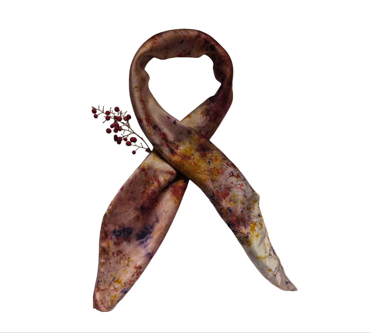 Galaxy patter natural silk scarf