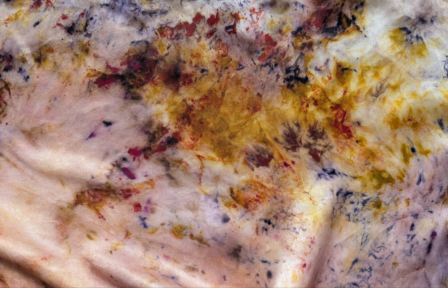 Galaxy patter natural silk scarf