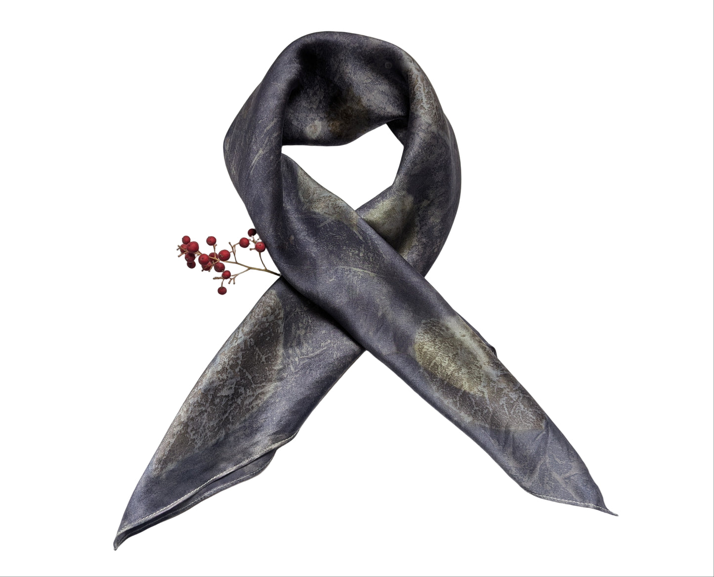 აბრეშუმის შარფი - სანდალოზი, იუდას ხე და ხავერდა